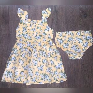 Little Lass baby girl dress with cover diaper size 18 months